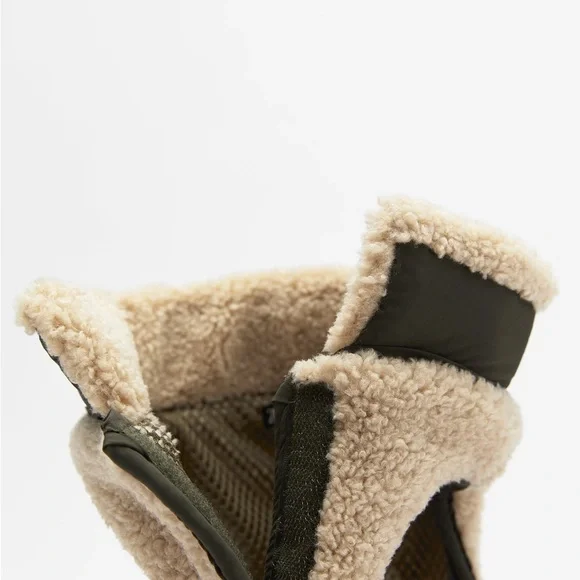 NWT ZARA FAUX SHEARLING PET COLLECTION JACKET XXS - Picture 6 of 9